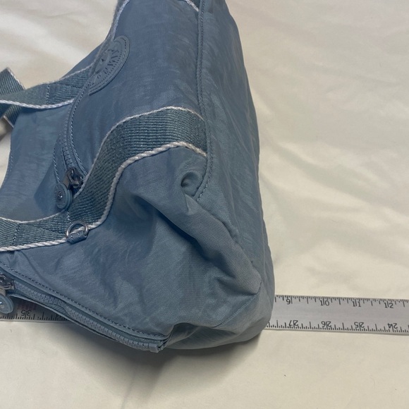 Kipling Blueish green Tote with White Trim - Picture 14 of 16